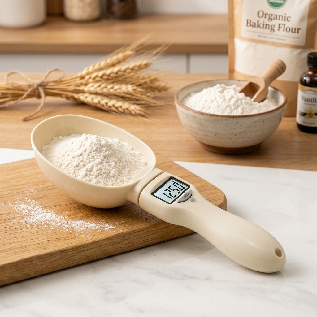 800g Hassas Dijital Mutfak Ölçü Kaşık Terazisi (0.1g Hassasiyet)